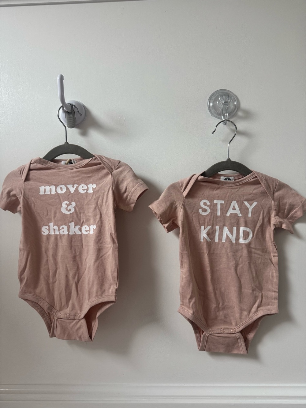 NWT Polished Prints One-Piece Bodysuit in Dusty Pink bundle